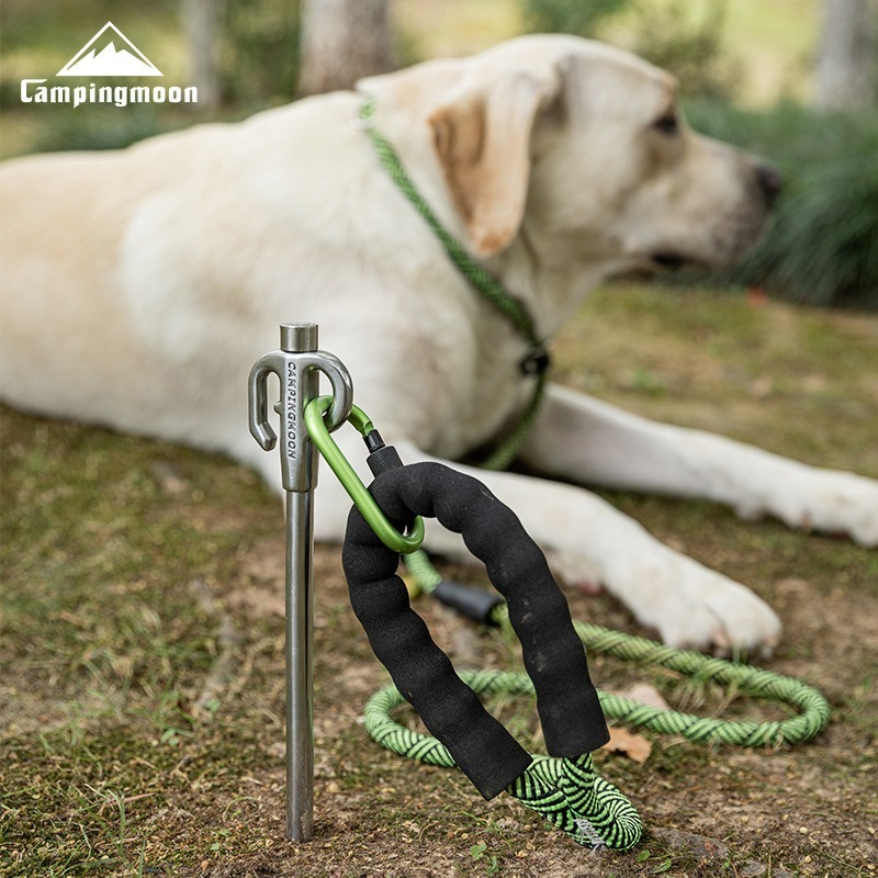 Outdoor Camping Dog Fence - مسمار أرضي من الفولاذ المقاوم للصدأ
