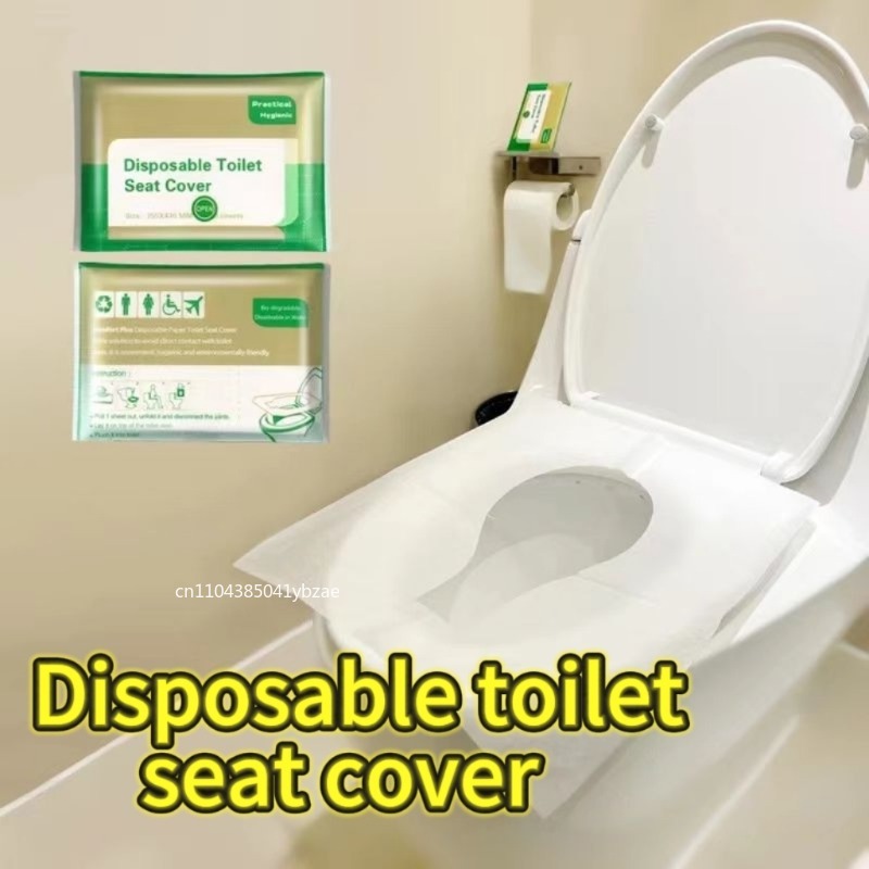 Portable Camp Toilet - 10-120 قطعة غطاء مقعد المرحاض القابل