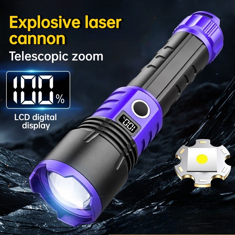 Outdoor Camping Lighting - مصباح يدوي LED متعدد الوظائف قوي