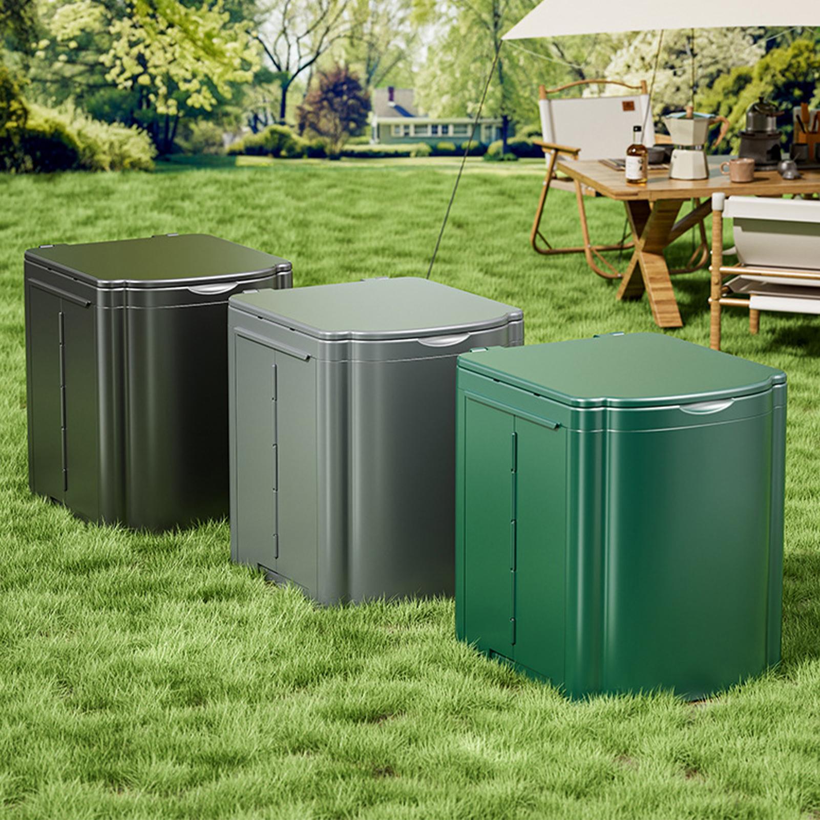 Portable Camp Toilet - مرحاض محمول للتخييم، مقبض مريح، مرحاض