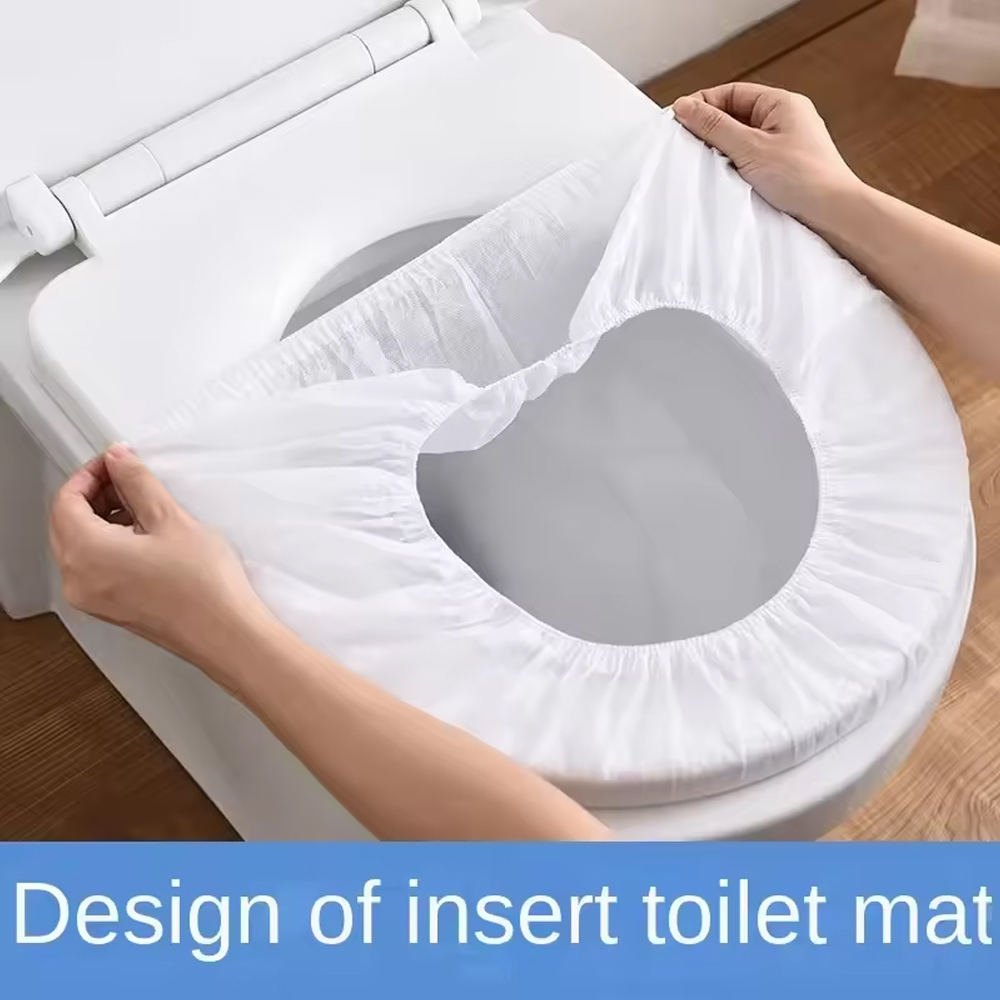 Portable Camp Toilet - 50/20/10 قطعة المحمولة غطاء مقعد المرحاض