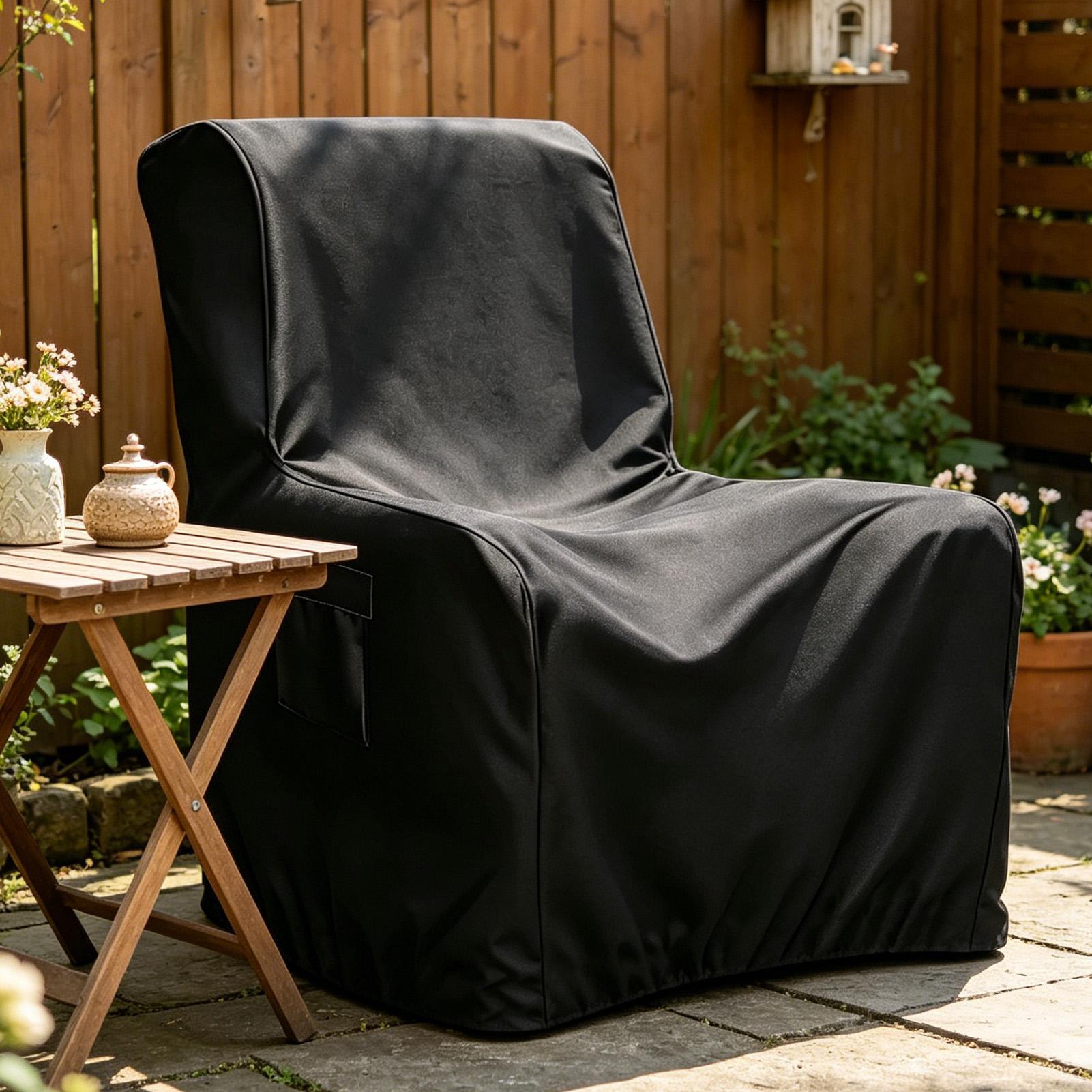 Outdoor Camping Lounge Chairs - غطاء كرسي الاسترخاء، واقي للأثاث الخارجي،