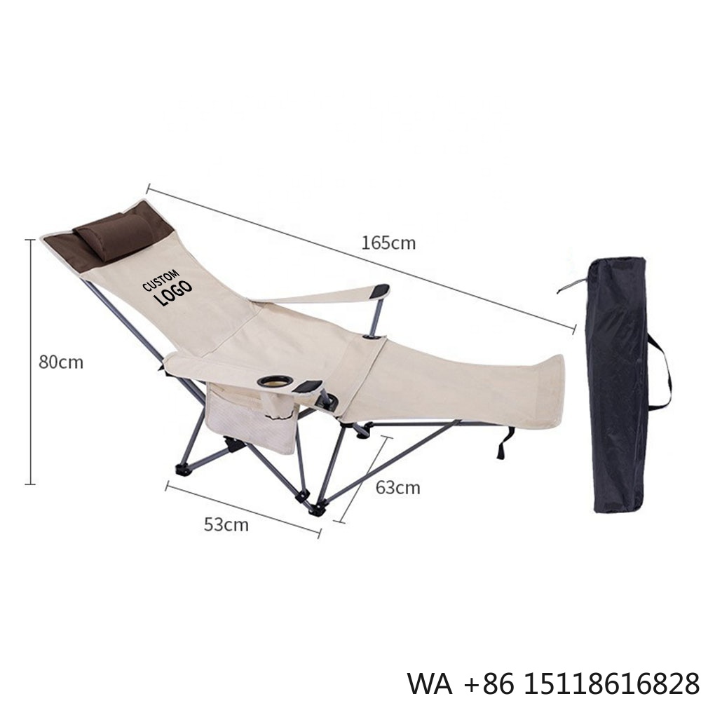 Outdoor Camping Furniture - كرسي محمول قابل للطي والاستلقاء، خفيف