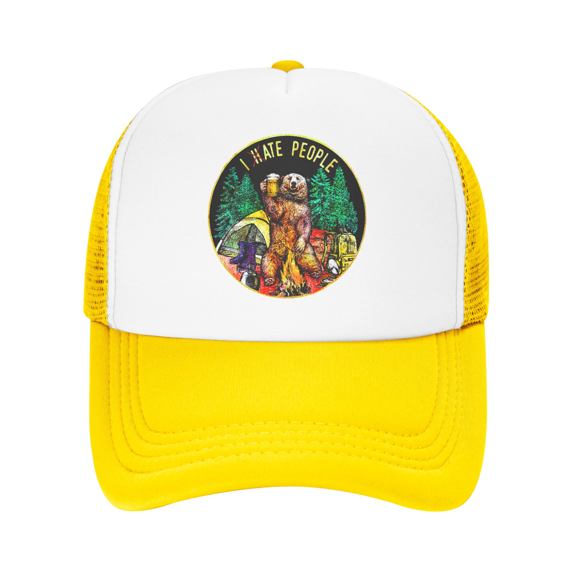Outdoor Camping Hat - قبعة بيسبول بتصميم 'I Hate People