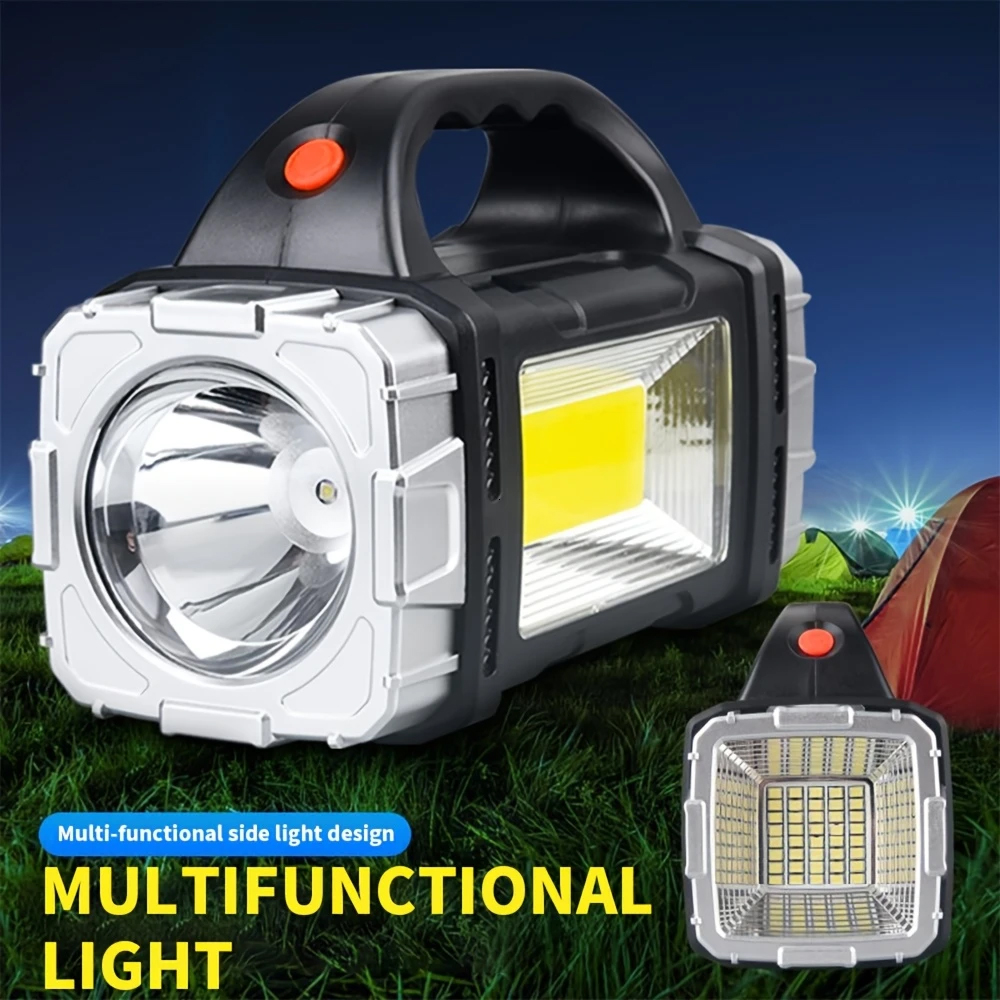 Outdoor Camping Lighting - المحمولة قوية USB مصباح يدوي قابل