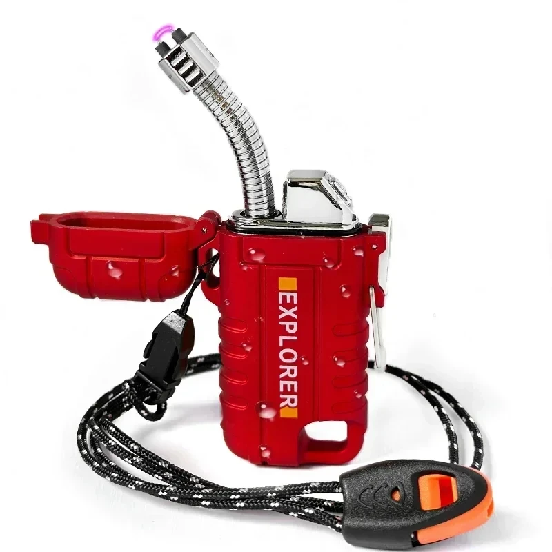 Outdoor Windproof Lighter - ولاعة بلازما مقاومة للماء بقوس مزدوج