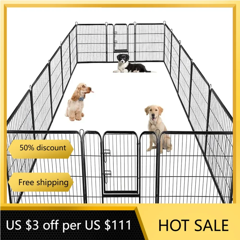 Outdoor Camping Dog Fence - حظيرة لعب للكلاب، سياج للحيوانات الأليفة