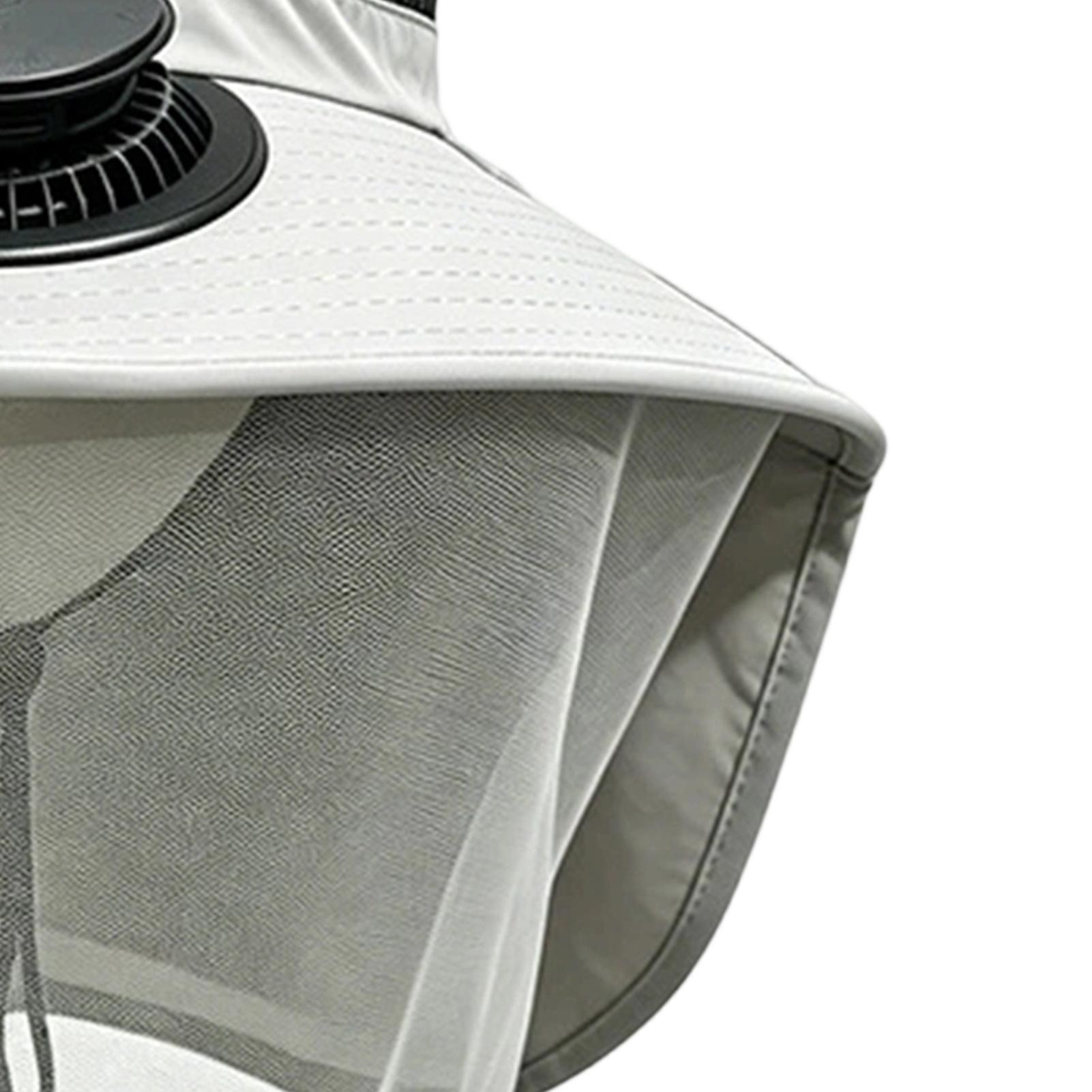 Outdoor Camping Hat - قبعة صيد مزودة بمروحة، قبعة خارجية