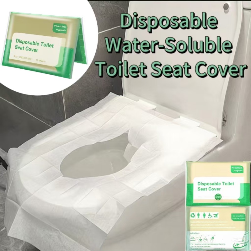 Portable Camp Toilet - 10-300 قطعة غطاء مقعد المرحاض القابل