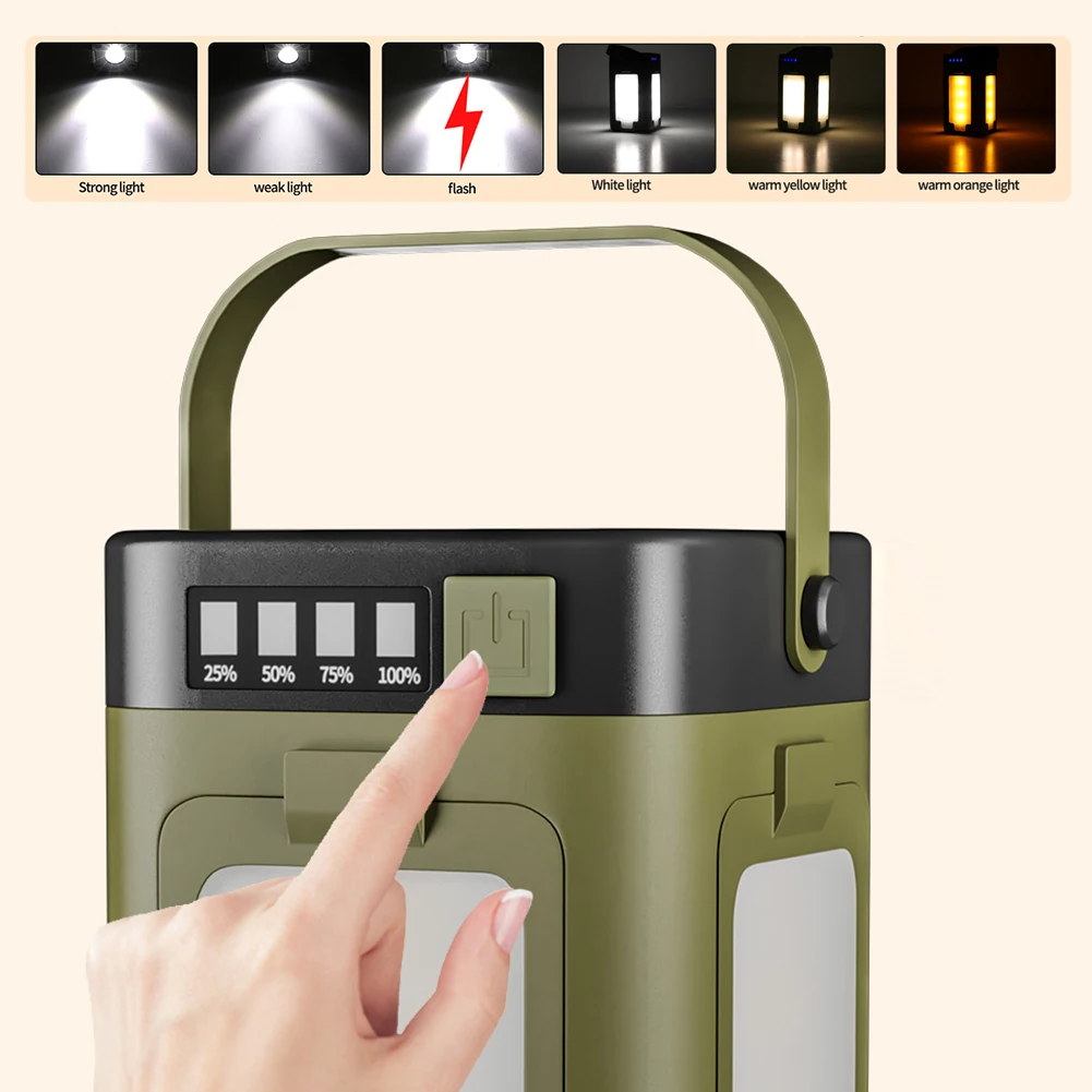 مصباح تخييم خارجي يعمل بالطاقة - مراجعة Outdoor Camping Lighting وسعره