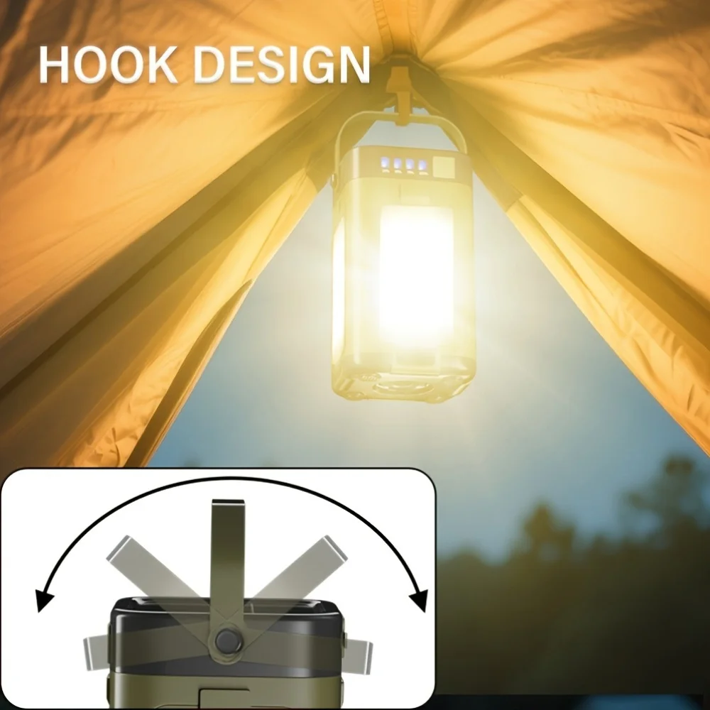 مصباح تخييم خارجي يعمل بالطاقة - مراجعة Outdoor Camping Lighting وسعره