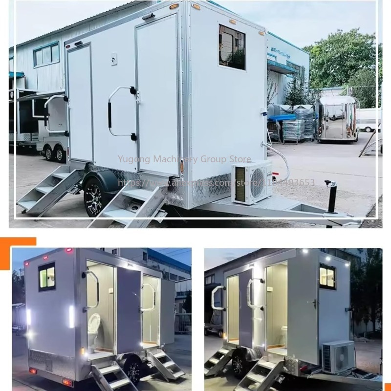 مقطورة حمام متنقلة فاخرة للتخي - مراجعة Portable Camp Toilet وسعره