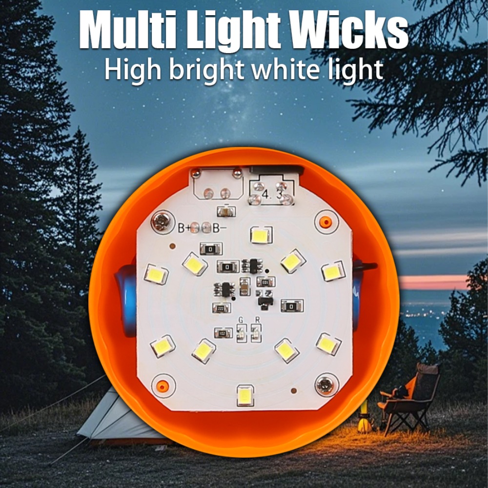 مصباح تخييم محمول صغير مع 4 أو - مراجعة Outdoor Camping Lighting وسعره