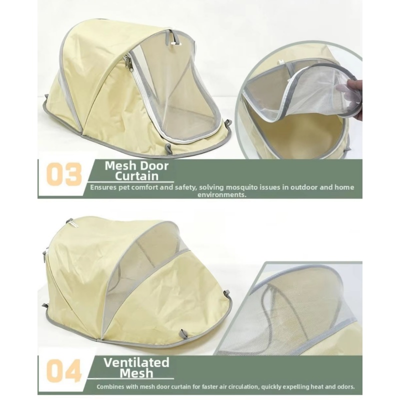 خيمة كلاب محمولة قابلة للطي، م - مراجعة Outdoor Camping Dog Fence وسعره