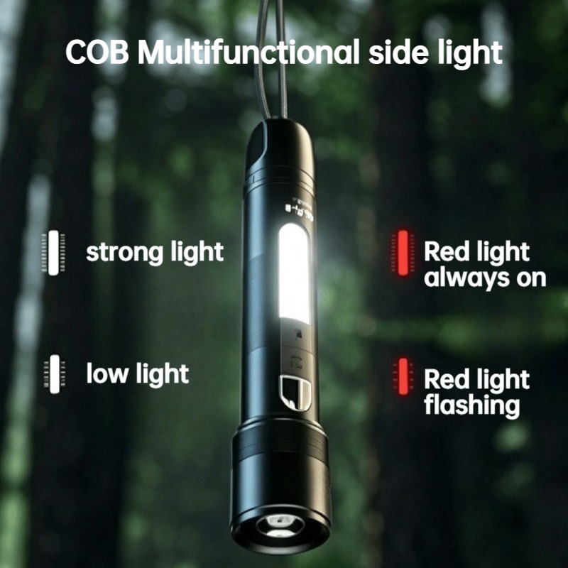 مصباح يدوي LED متعدد الوظائف ق - مراجعة Outdoor Camping Lighting وسعره