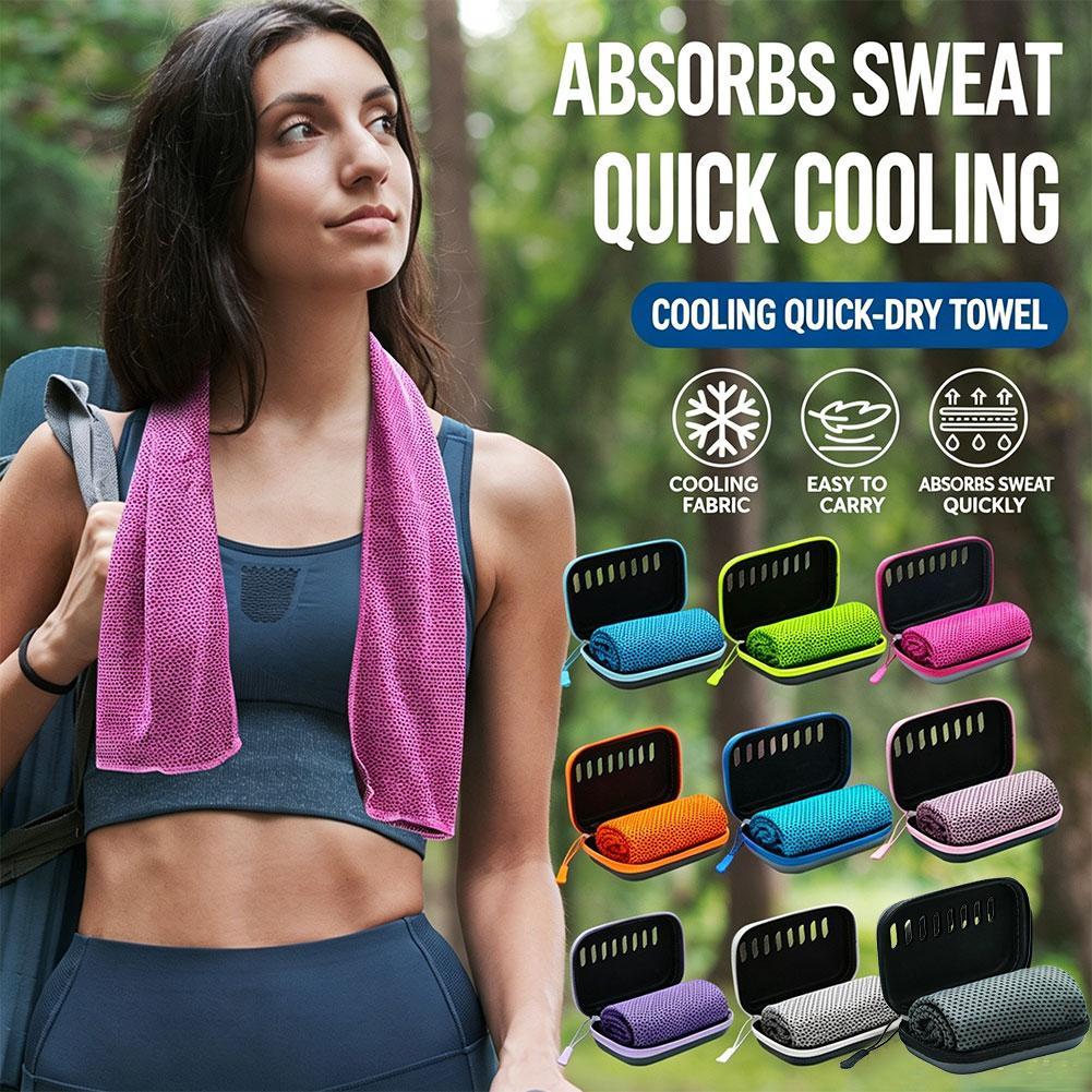 منشفة تبريد مع حافظة EVA، منشف - مراجعة Camp Towel Microfiber وسعره