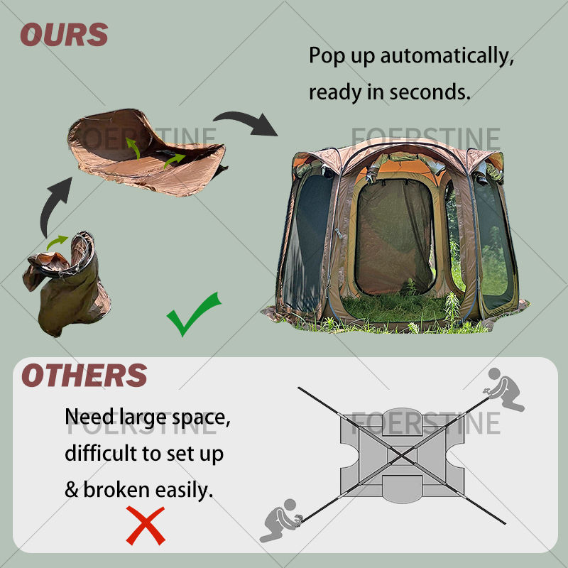 خيمة تخييم خارجية تتسع لـ 6 أش - مراجعة Outdoor Camping Furniture وسعره