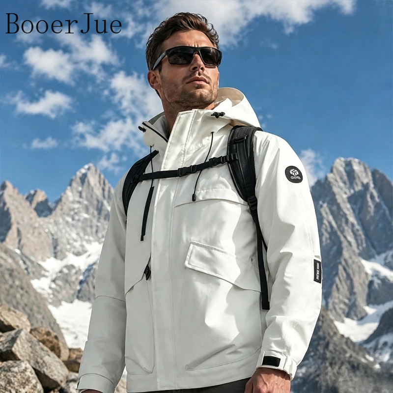 سترة رجالية مقاومة للماء للمشي - مراجعة Outdoor Camping Jacket وسعره