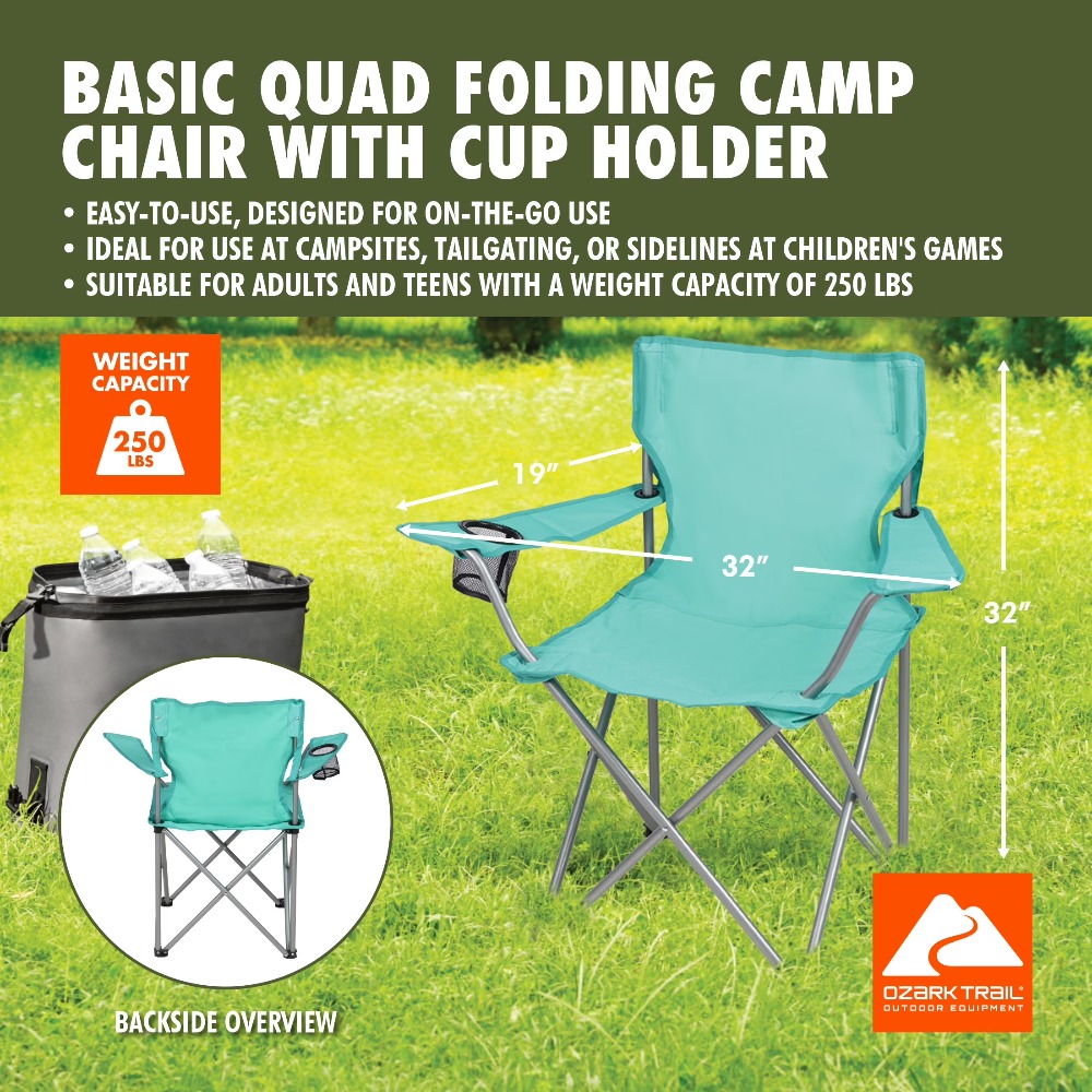 كرسي تخييم قابل للطي مع حامل أ - مراجعة Outdoor Camping Loveseat وسعره