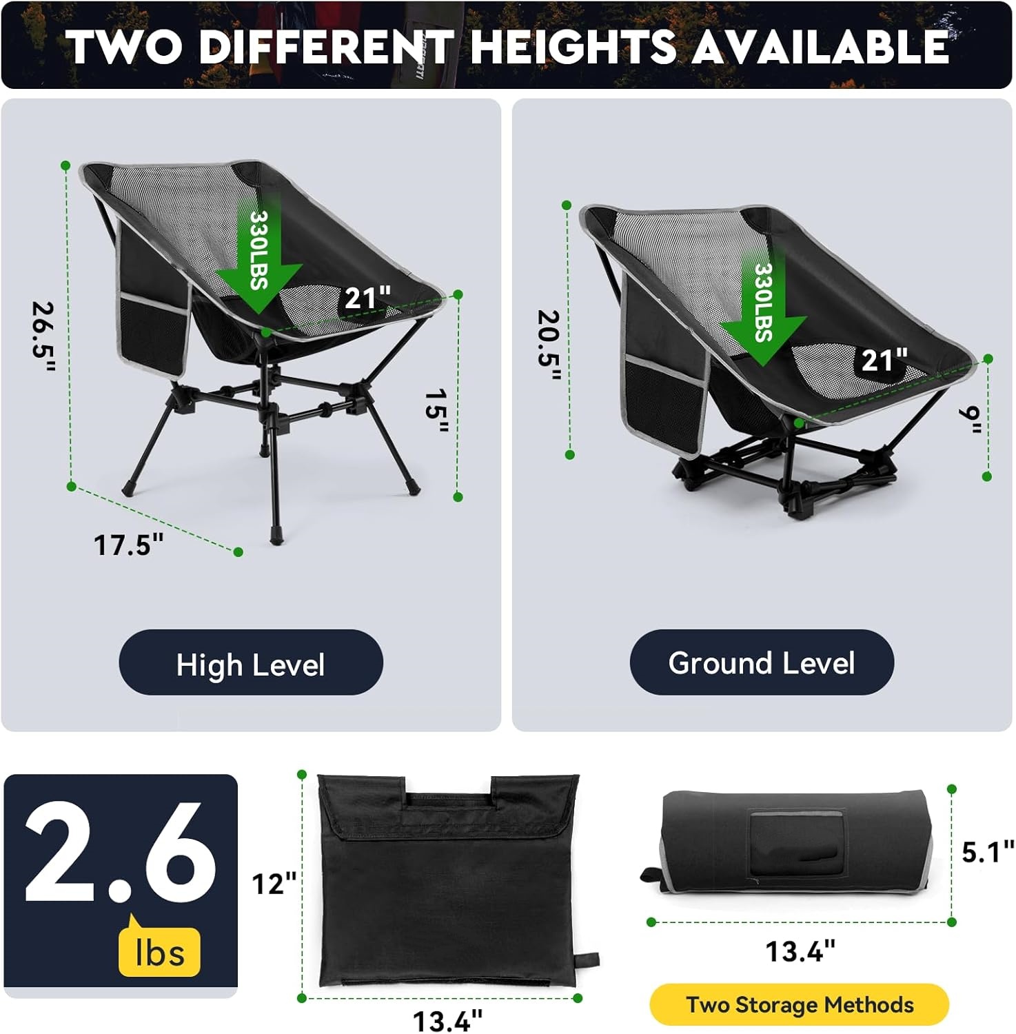 كرسي تخييم خفيف الوزن، كرسي تخ - مراجعة Outdoor Camping Furniture وسعره