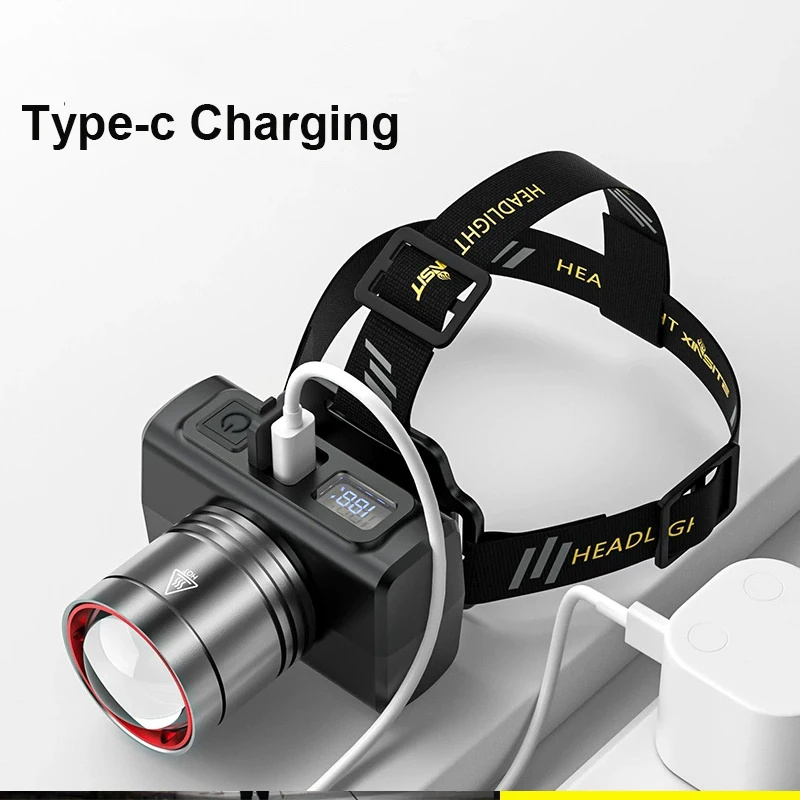 مصباح أمامي رقمي LED قابل لإعا - مراجعة Headlamp وسعره