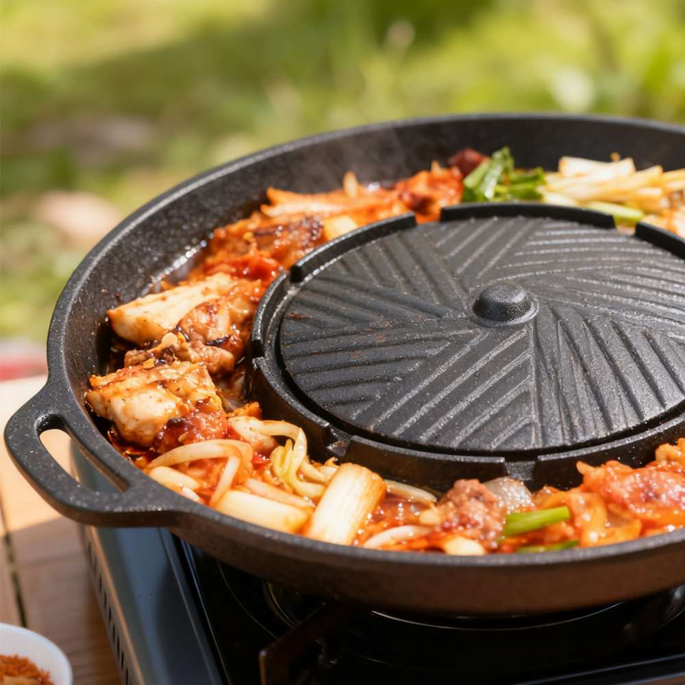 KOSUN الكورية شواء شواء عموم 2 - مراجعة Outdoor Camping Food وسعره