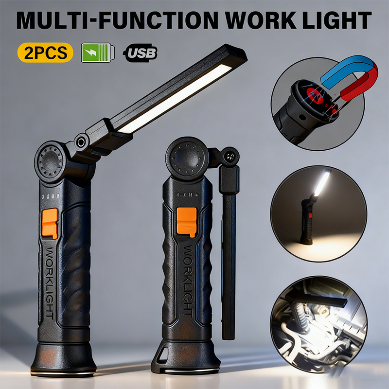 المحمولة COB مصباح ليد جيب USB - مراجعة Outdoor Camping Lighting وسعره
