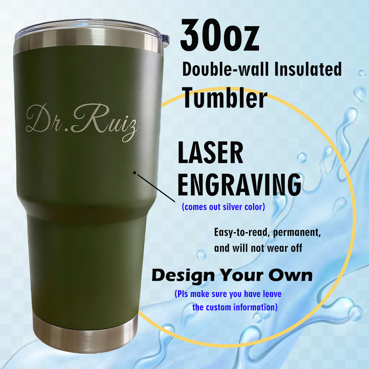 كوب معزول حراريًا مخصص سعة 30  - مراجعة Outdoor Camping Water Tank وسعره