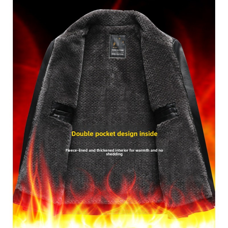 سترة جلدية دافئة للرجال كاجوال - مراجعة Outdoor Camping Jacket وسعره