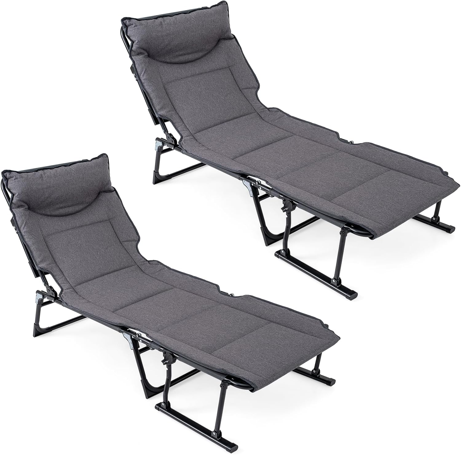 مجموعة كراسي استرخاء قابلة للط - مراجعة Outdoor Camping Lounge Chairs وسعره
