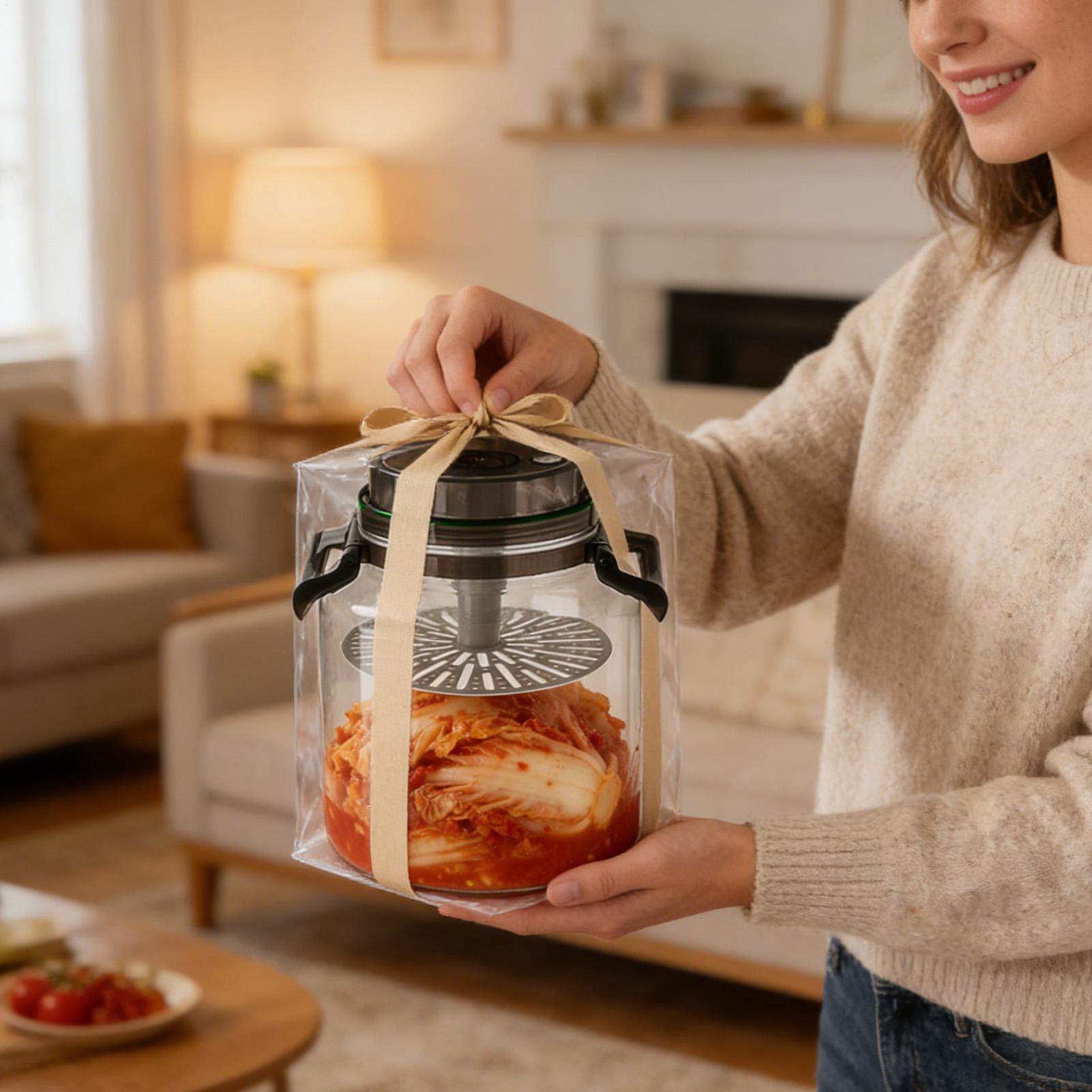 برطمانات مخلل سعة 5 لتر مع أغط - مراجعة Bear Canister وسعره