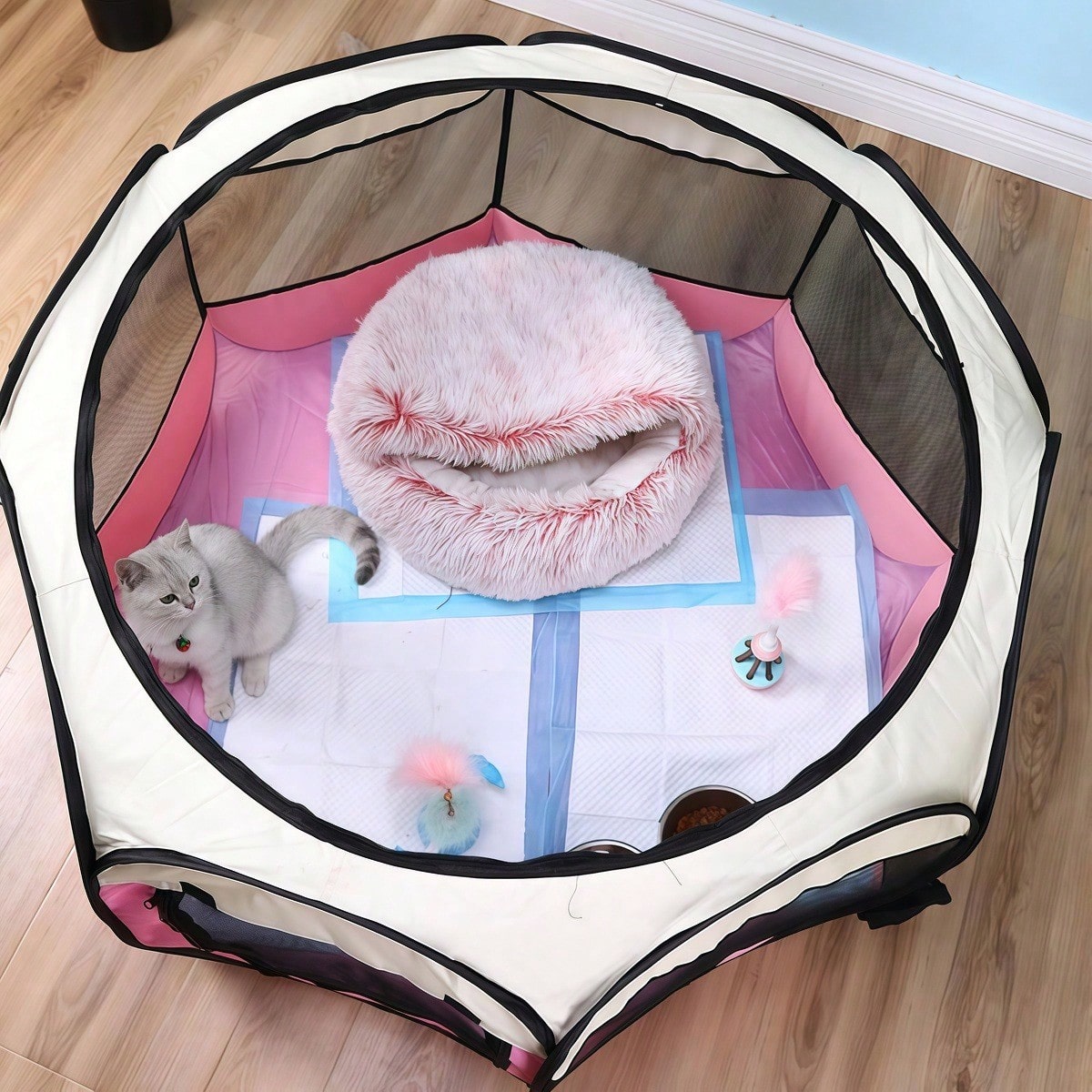 خيمة لعب قابلة للطي للحيوانات  - مراجعة Outdoor Camping Dog Fence وسعره