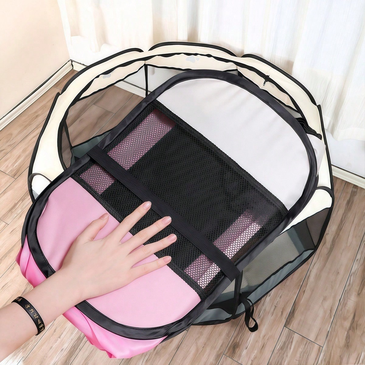 خيمة لعب قابلة للطي للحيوانات  - مراجعة Outdoor Camping Dog Fence وسعره