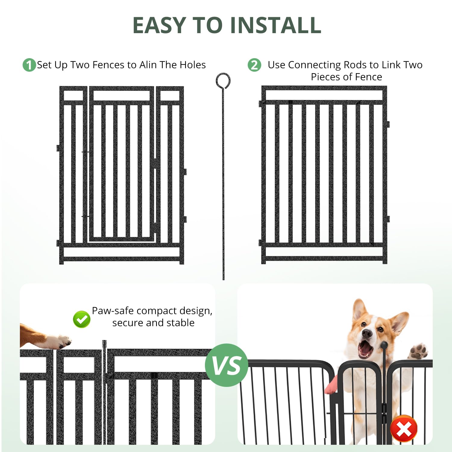 سياج كلاب خارجي مُسمَّك بارتفا - مراجعة Outdoor Camping Dog Fence وسعره