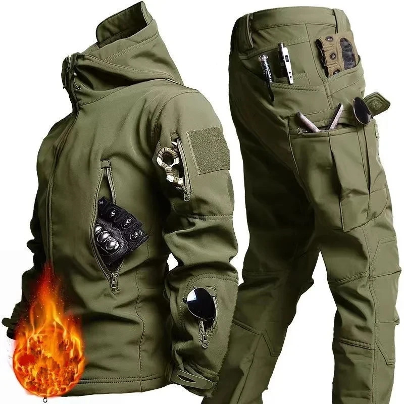 سترات رجالية شتوية وخريفية من  - مراجعة Outdoor Camping Jacket وسعره
