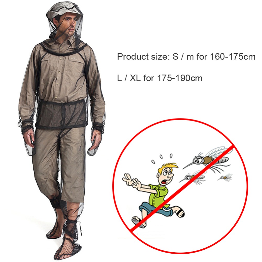 بدلة حماية من البعوض للاستخدام - مراجعة Outdoor Camping Jacket وسعره
