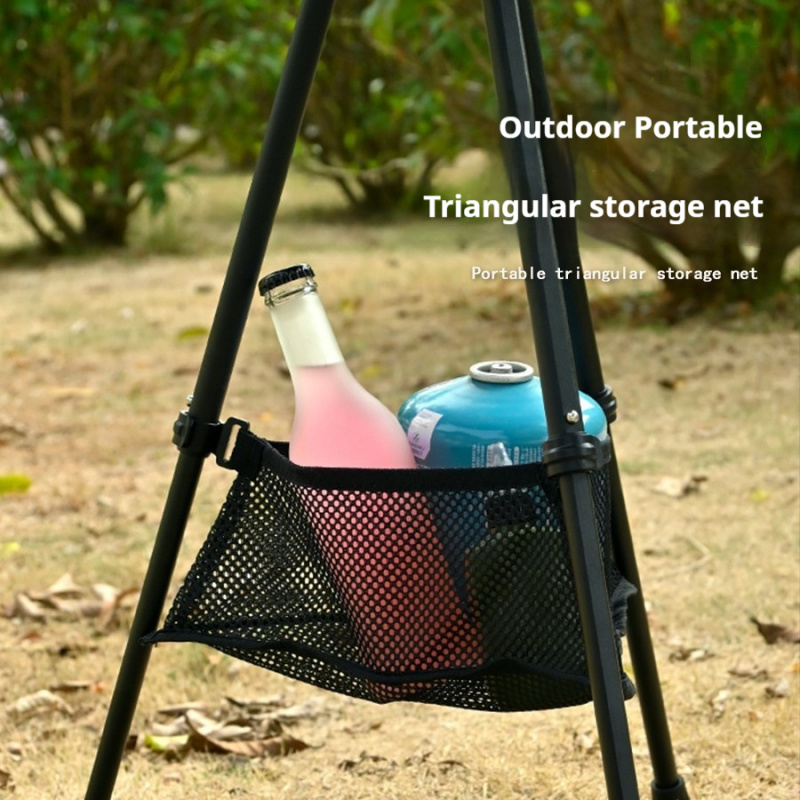 شبكة تخزين محمولة ثلاثية الزوا - مراجعة Outdoor Camping Table With Storage وسعره