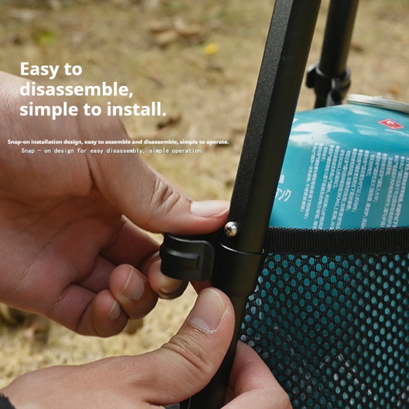 شبكة تخزين محمولة ثلاثية الزوا - مراجعة Outdoor Camping Table With Storage وسعره