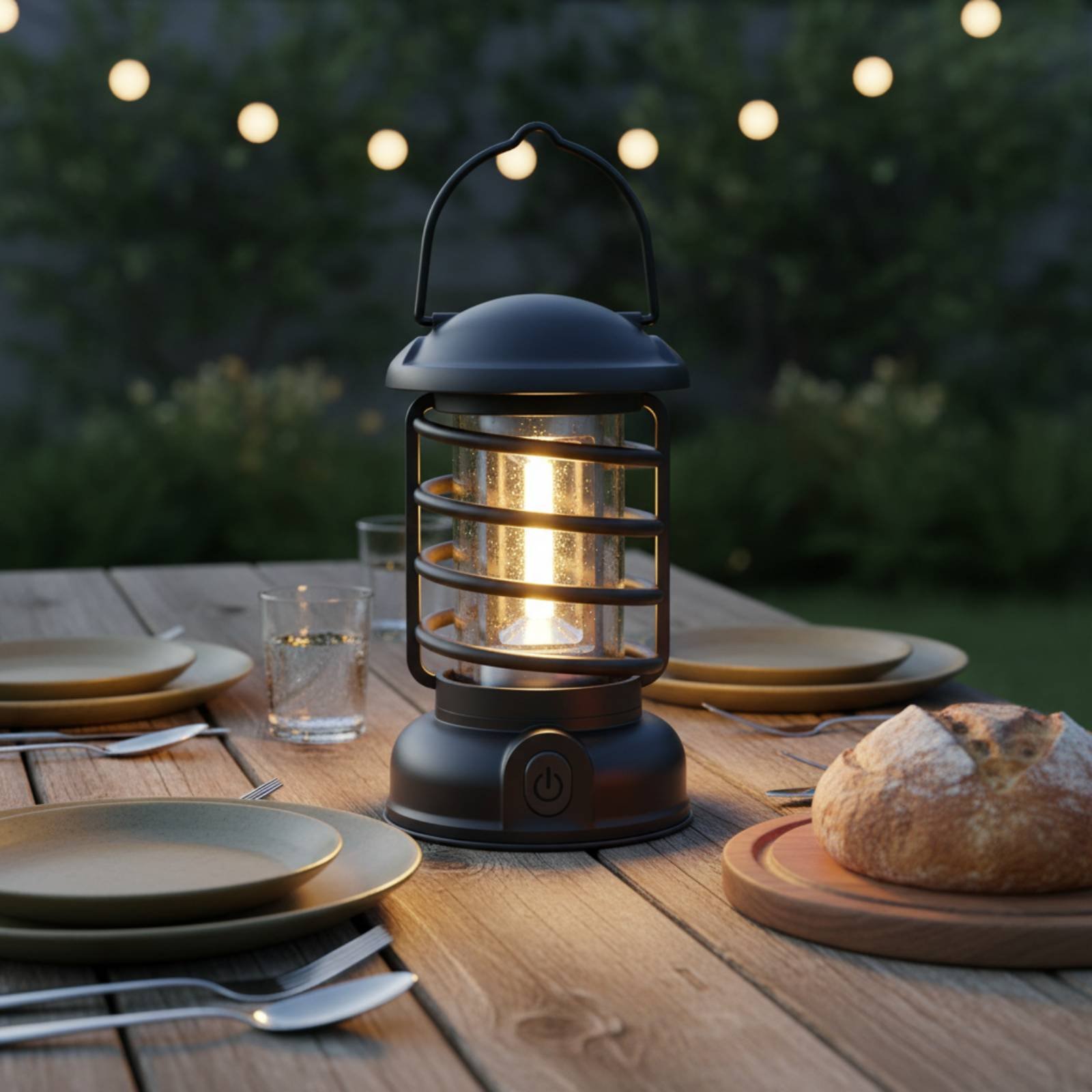 فانوس تخييم بتصميم عتيق مع مصد - مراجعة Outdoor Camping Lighting وسعره