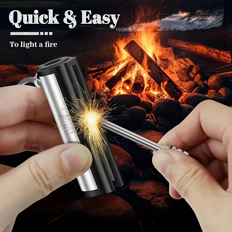 1-5 عبوات من ولاعة المطابقة، و - مراجعة Fire Starter Flint وسعره