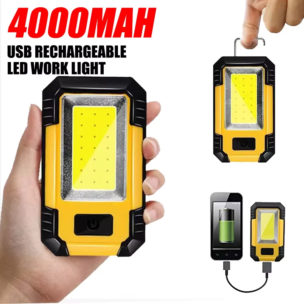 المحمولة 4000MAH قابلة للشحن ض - مراجعة Outdoor Camping Lighting وسعره