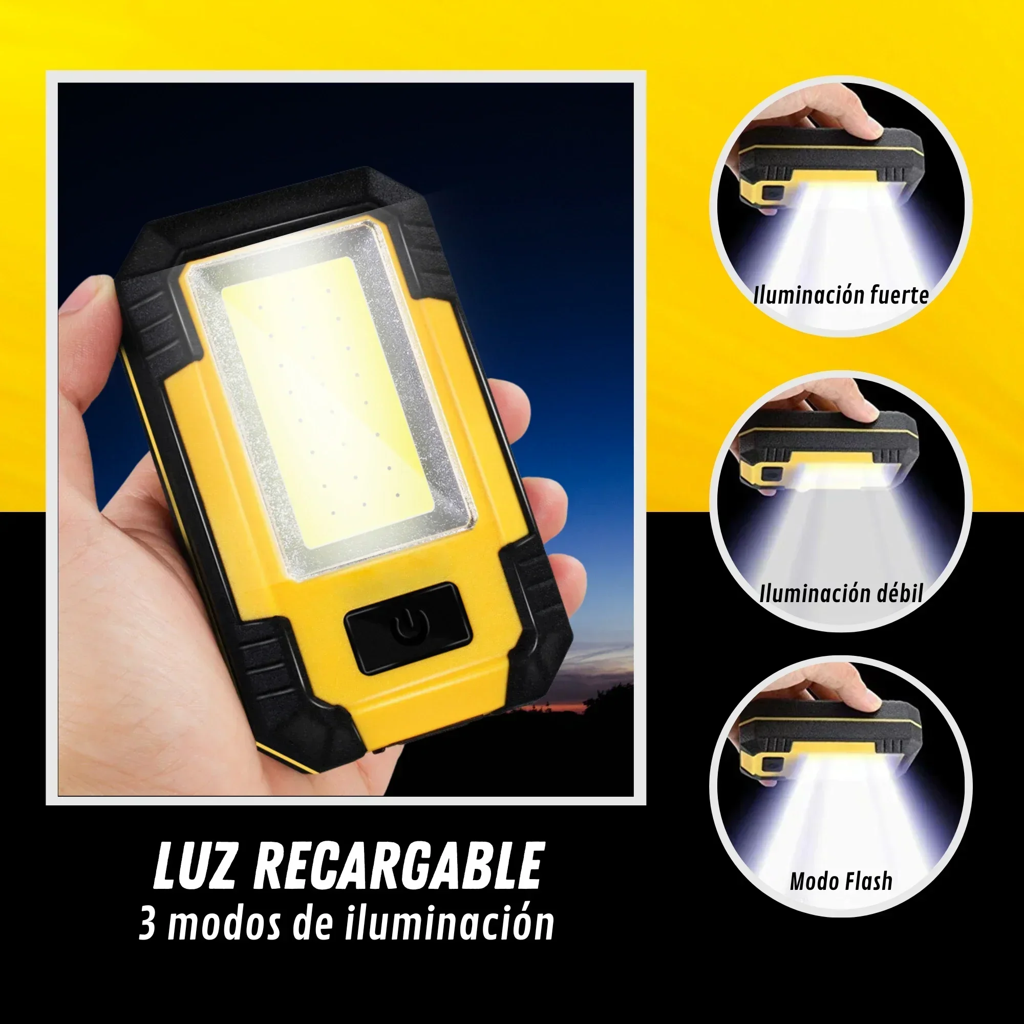 المحمولة 4000MAH قابلة للشحن ض - مراجعة Outdoor Camping Lighting وسعره