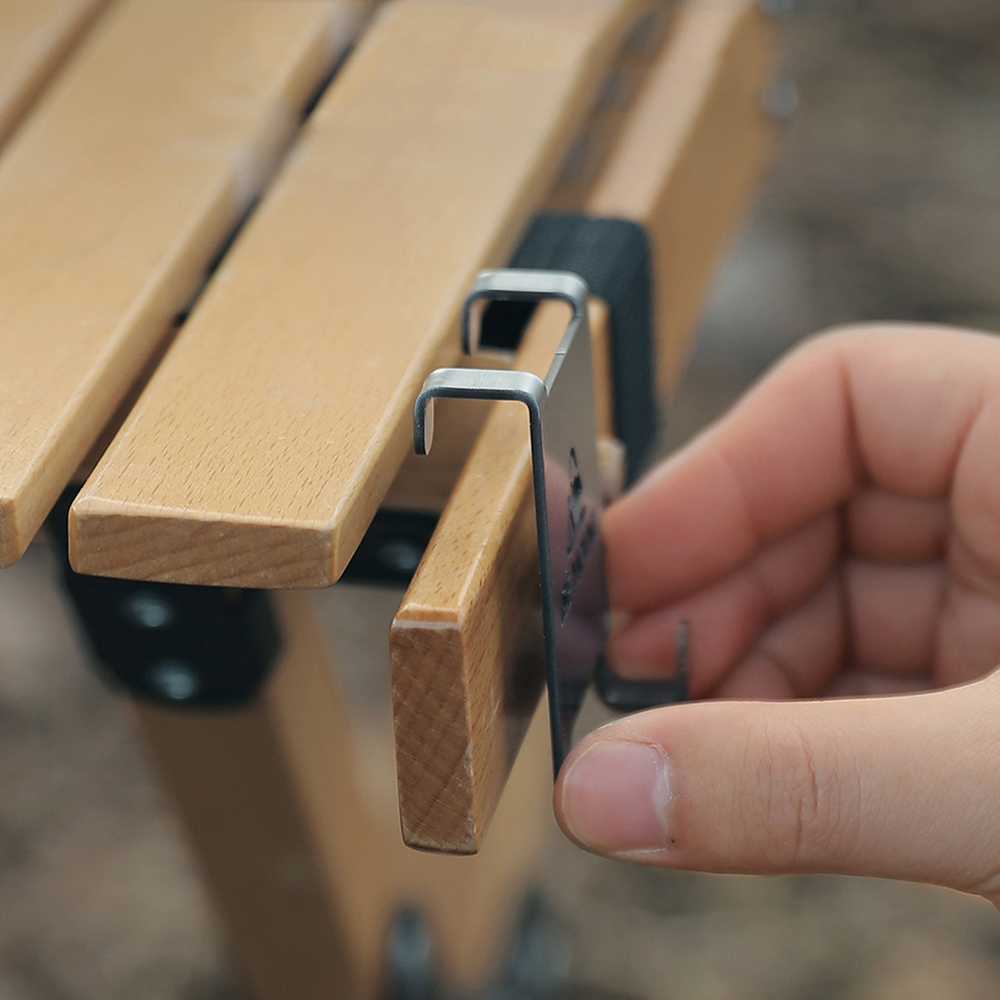 شنق علبة الغاز هوك طاولات التخ - مراجعة Outdoor Camping Table With Storage وسعره