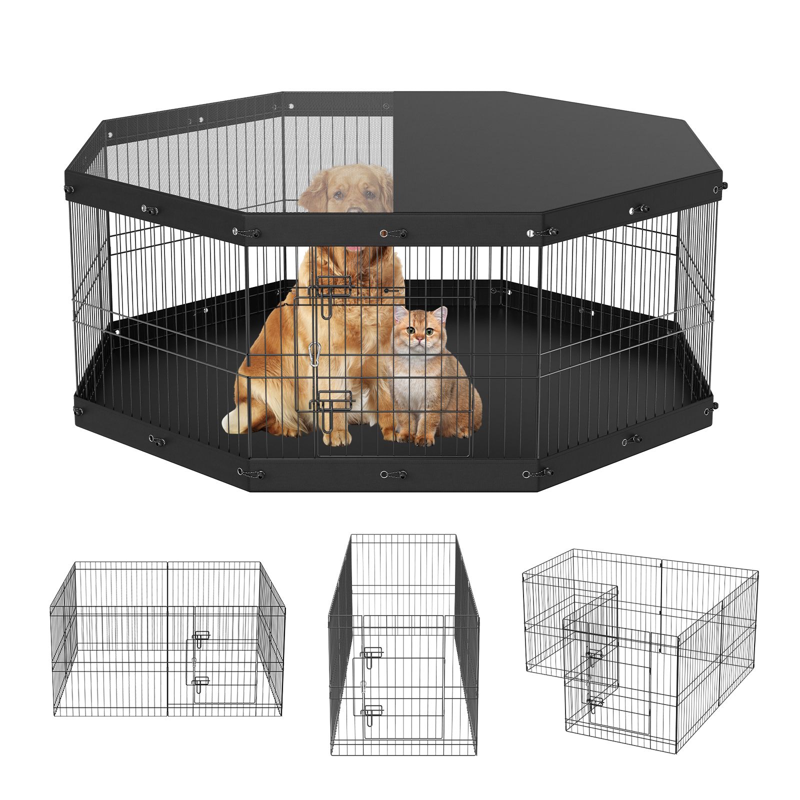 حظيرة للكلاب، 8 ألواح قابلة لل - مراجعة Outdoor Camping Dog Fence وسعره