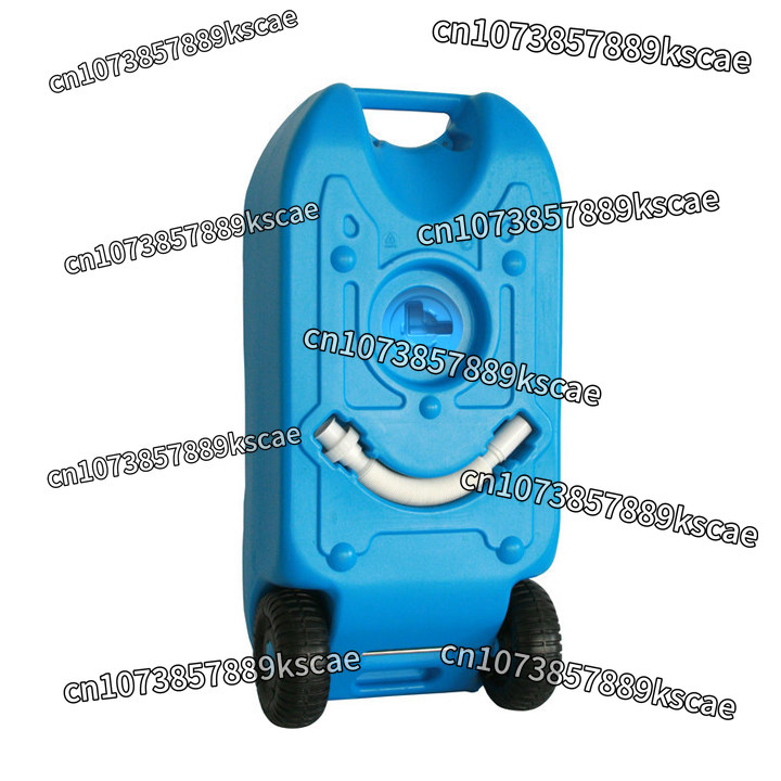 خزان مياه بلاستيكي متنقل بعجلا - مراجعة Outdoor Camping Water Tank وسعره