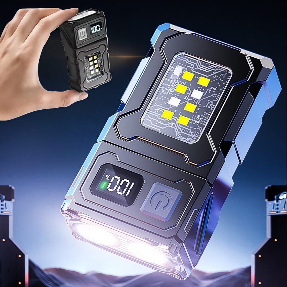 مصباح يدوي LED صغير قابل لإعاد - مراجعة Outdoor Camping Lighting وسعره