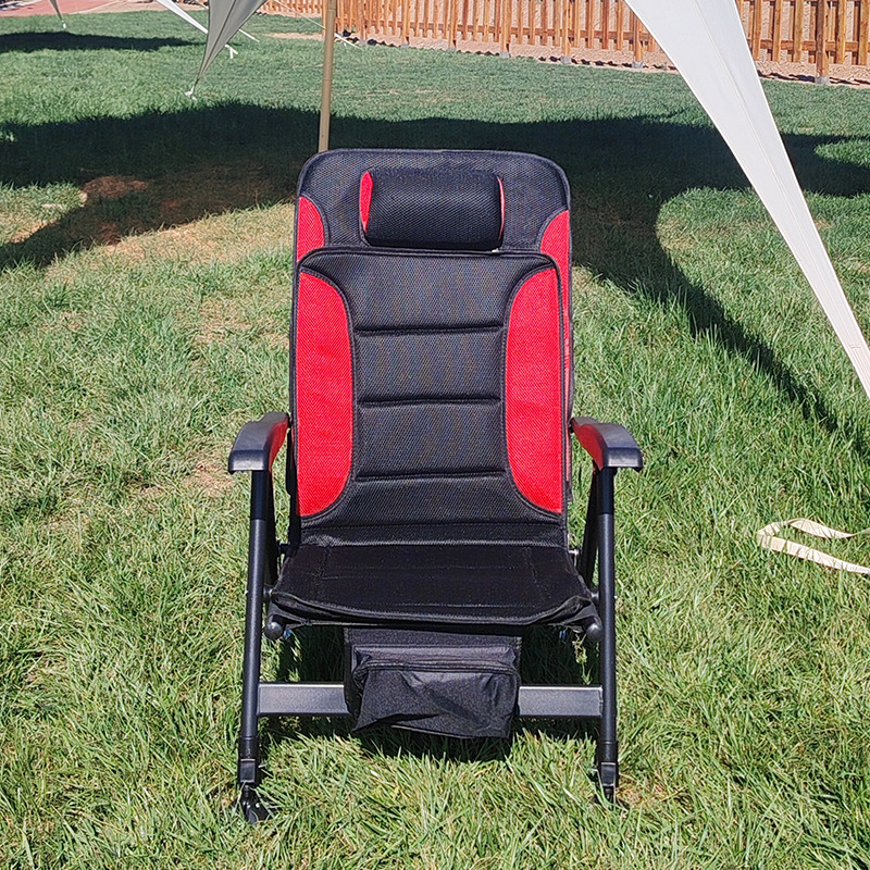 كرسي خارجي محمول قابل للطي بخم - مراجعة Outdoor Camping Furniture وسعره