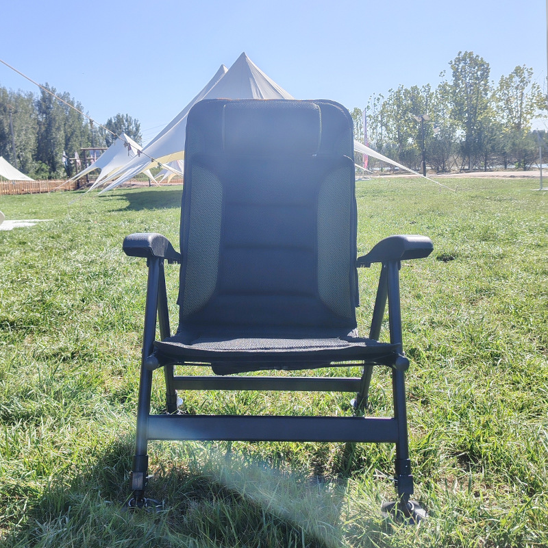 كرسي خارجي محمول قابل للطي بخم - مراجعة Outdoor Camping Furniture وسعره