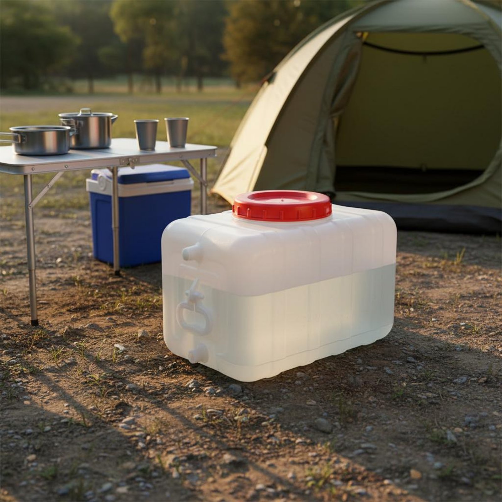 إبريق ماء بلاستيكي صالح للاستخ - مراجعة Outdoor Camping Food وسعره