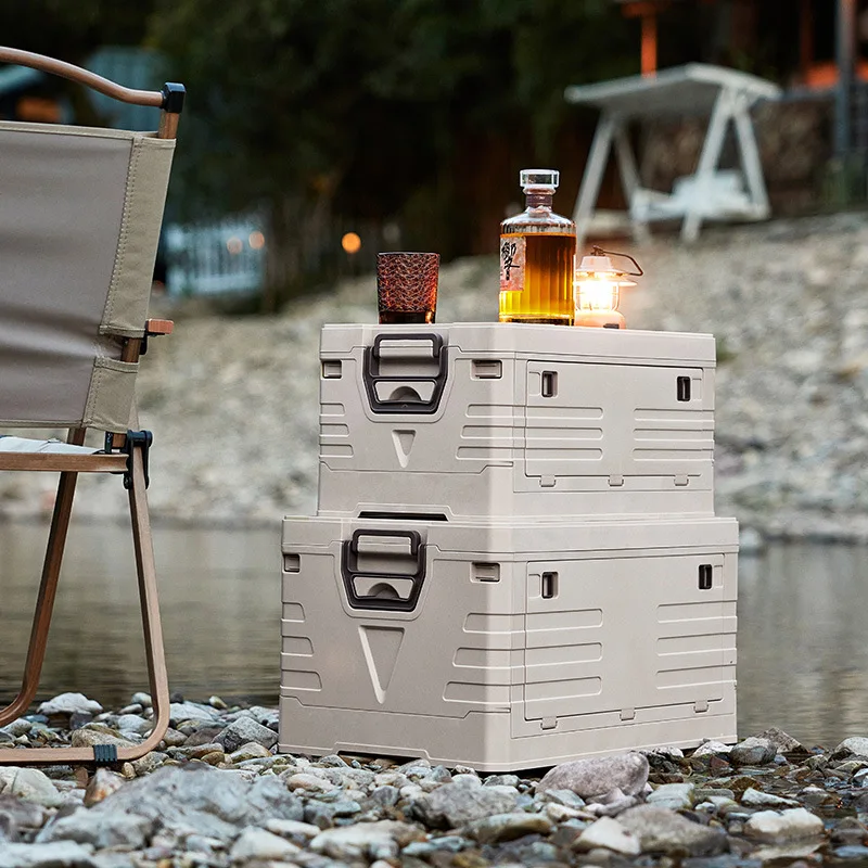 صندوق تخزين للسيارة قابل للطي  - مراجعة Outdoor Camping Food وسعره